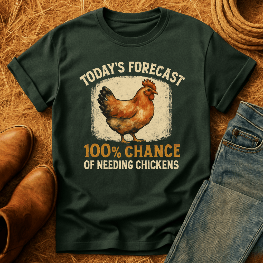 100% Chance Of Chickens T-Shirt