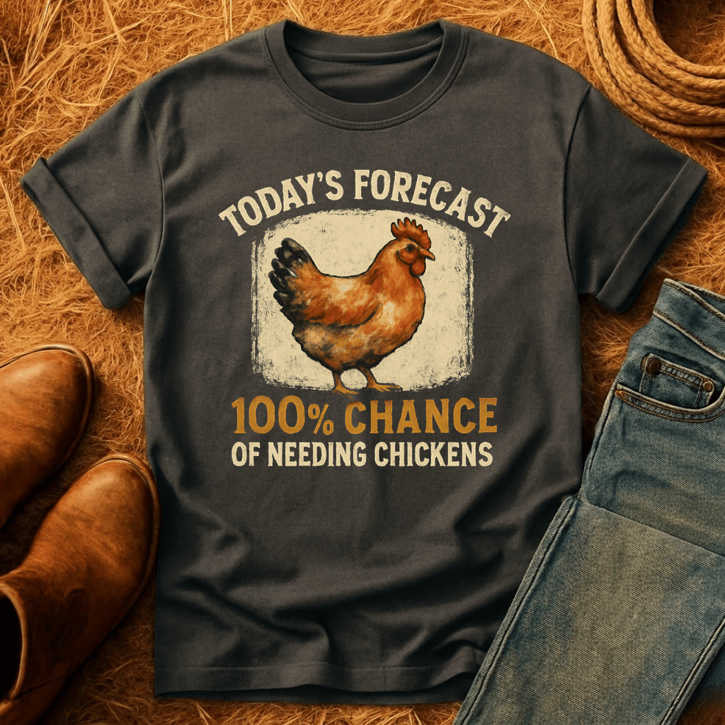100% Chance Of Chickens T-Shirt