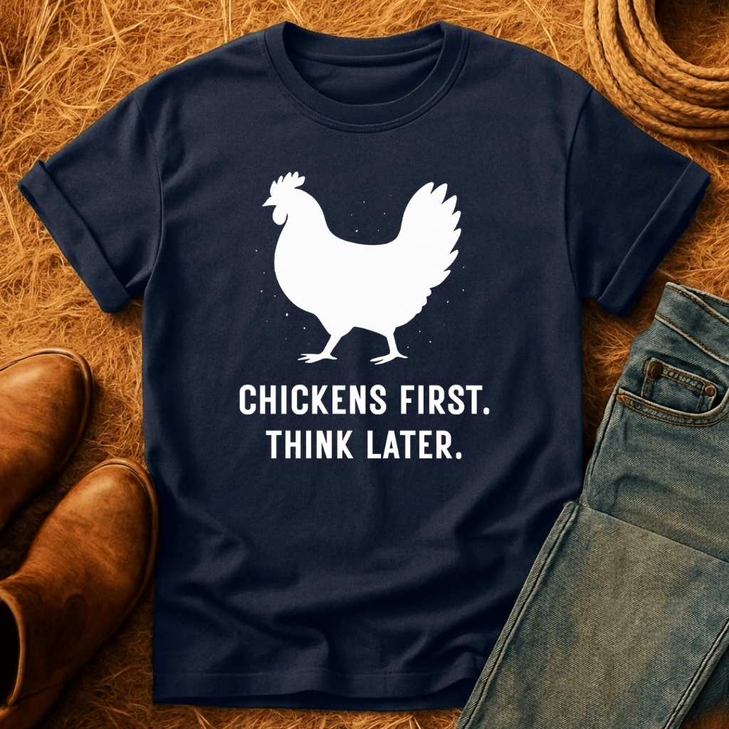 Chickens First, Think Later T-Shirt