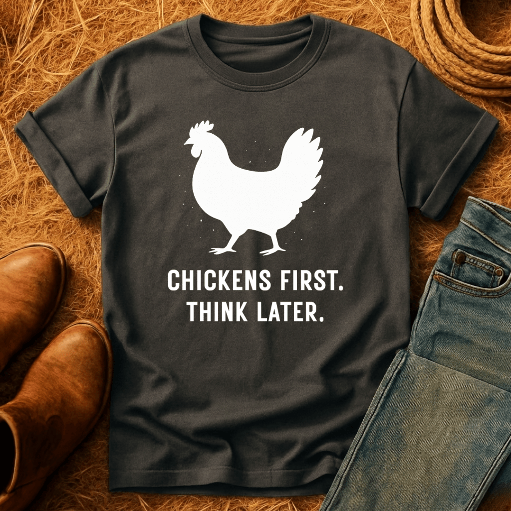 Chickens First, Think Later T-Shirt