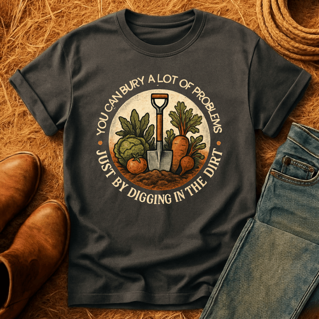 Bury Your Problems Gardening T-Shirt