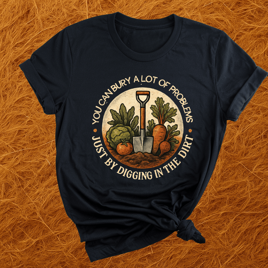Bury Your Problems Gardening T-Shirt