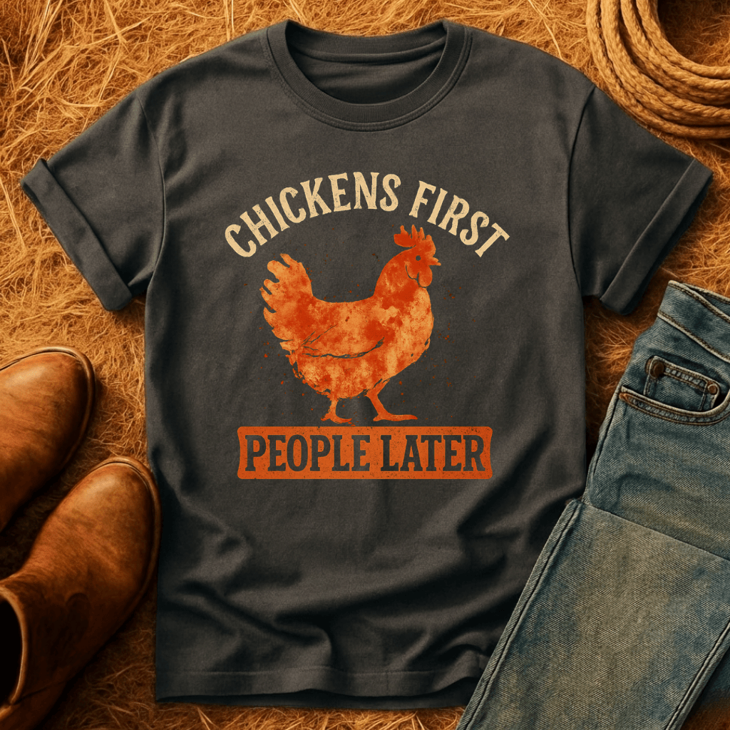 Chickens First, People Later T-Shirt