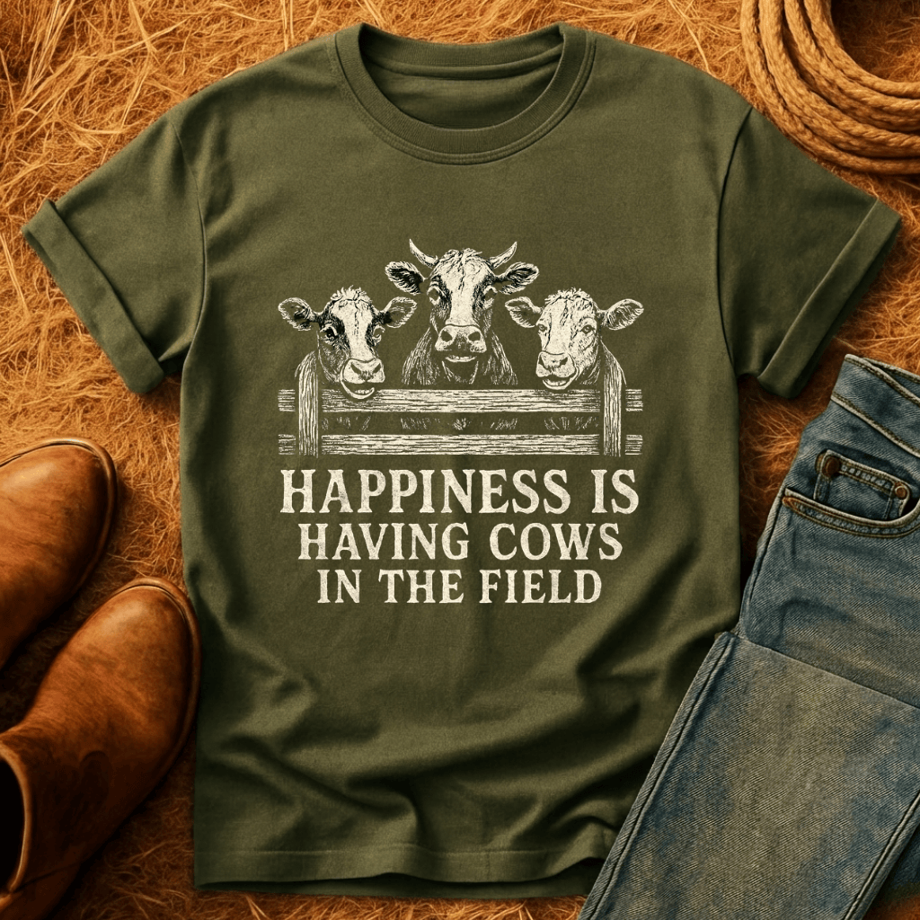 Happiness Is Having Cows T-Shirt