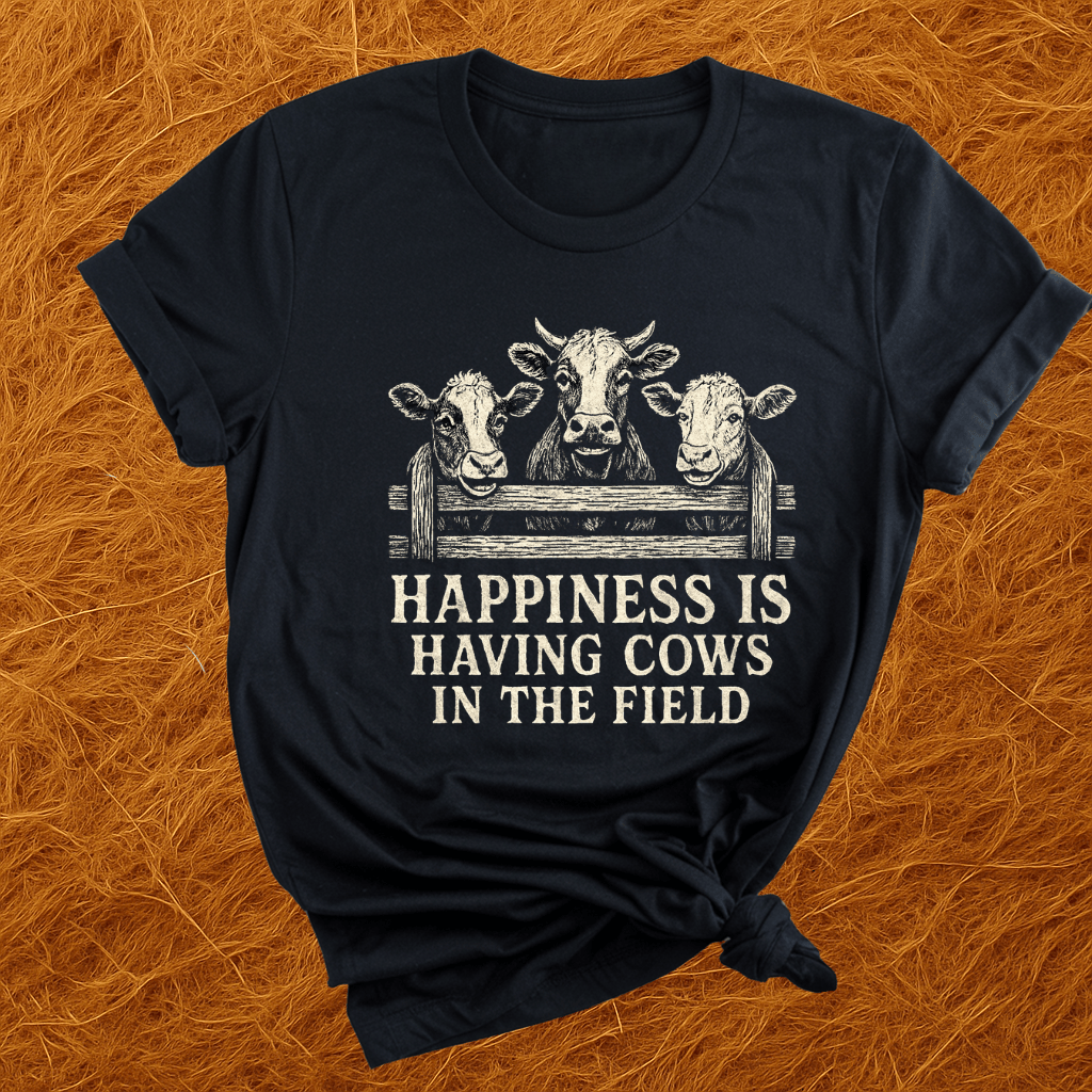 Happiness Is Having Cows T-Shirt