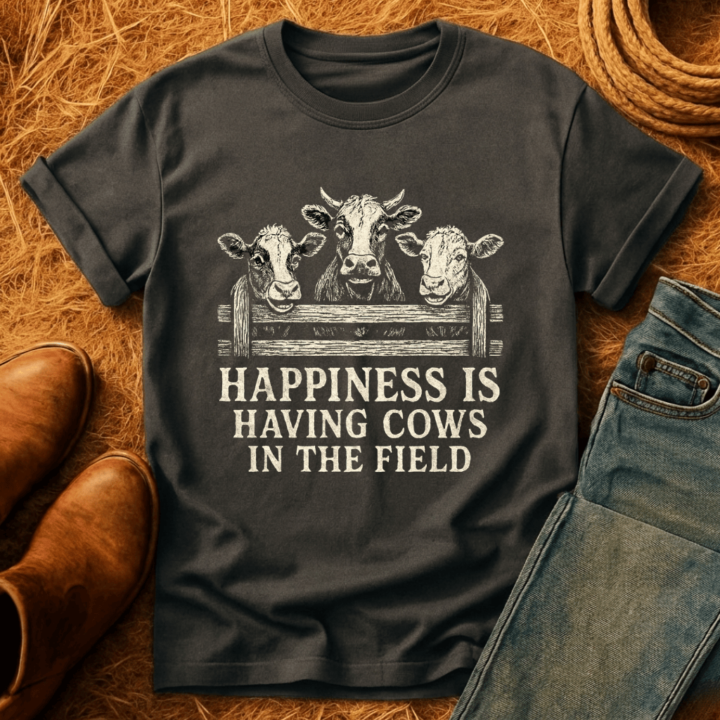 Happiness Is Having Cows T-Shirt
