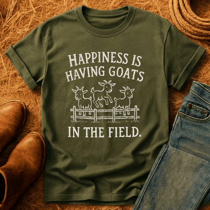 Happiness Is Having Goats T-Shirt