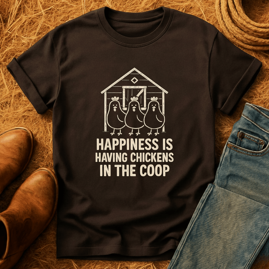 Happiness Is Having Chickens T-Shirt