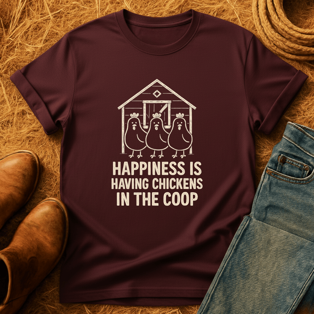 Happiness Is Having Chickens T-Shirt