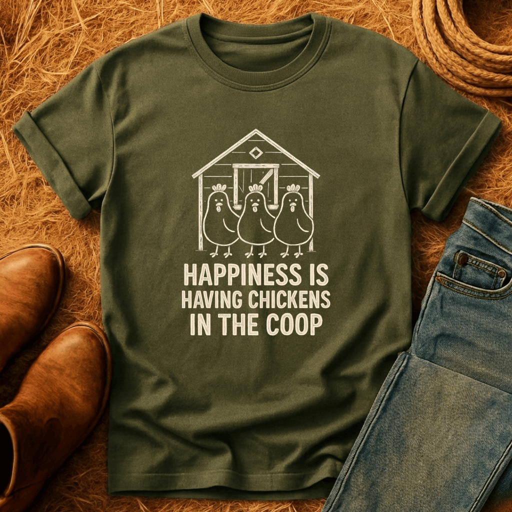 Happiness Is Having Chickens T-Shirt