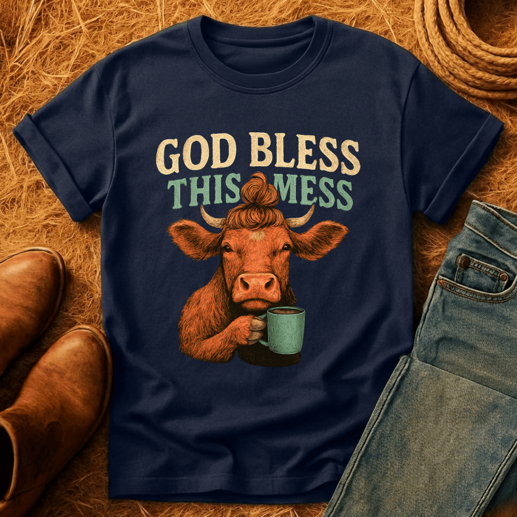 Bless This Mess Cows T-Shirt