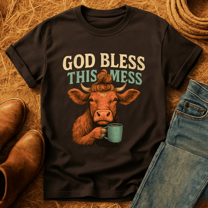 Bless This Mess Cows T-Shirt