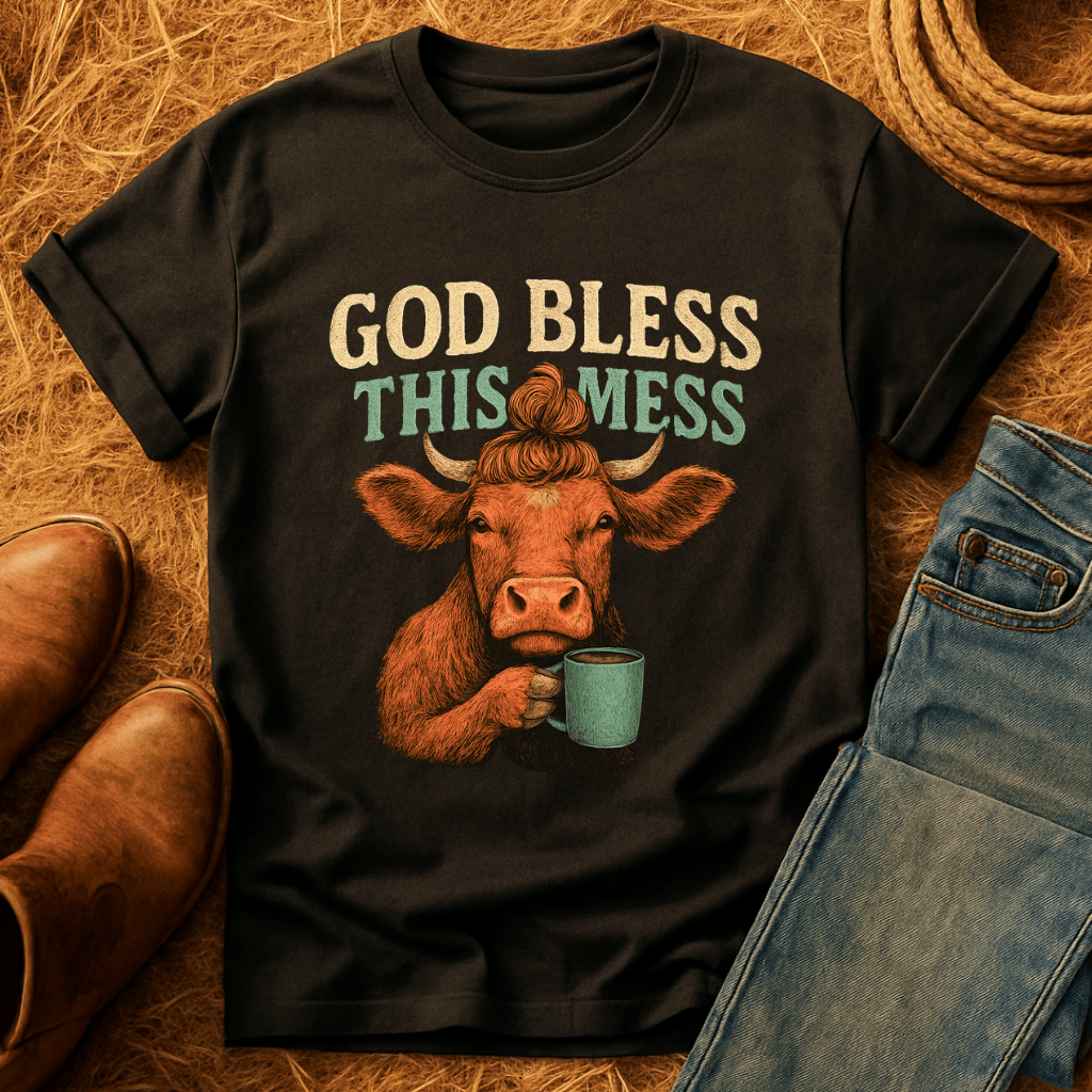 Bless This Mess Cows T-Shirt