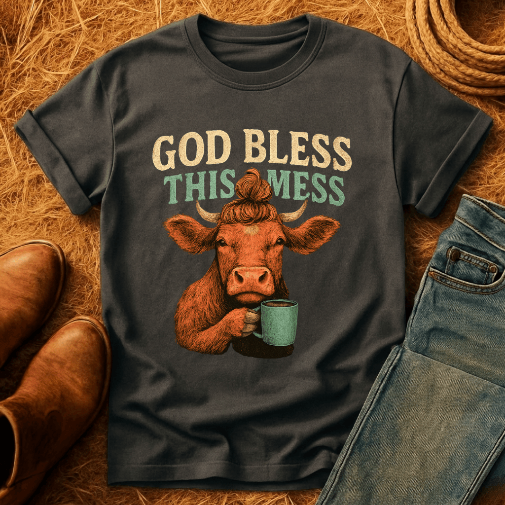 Bless This Mess Cows T-Shirt