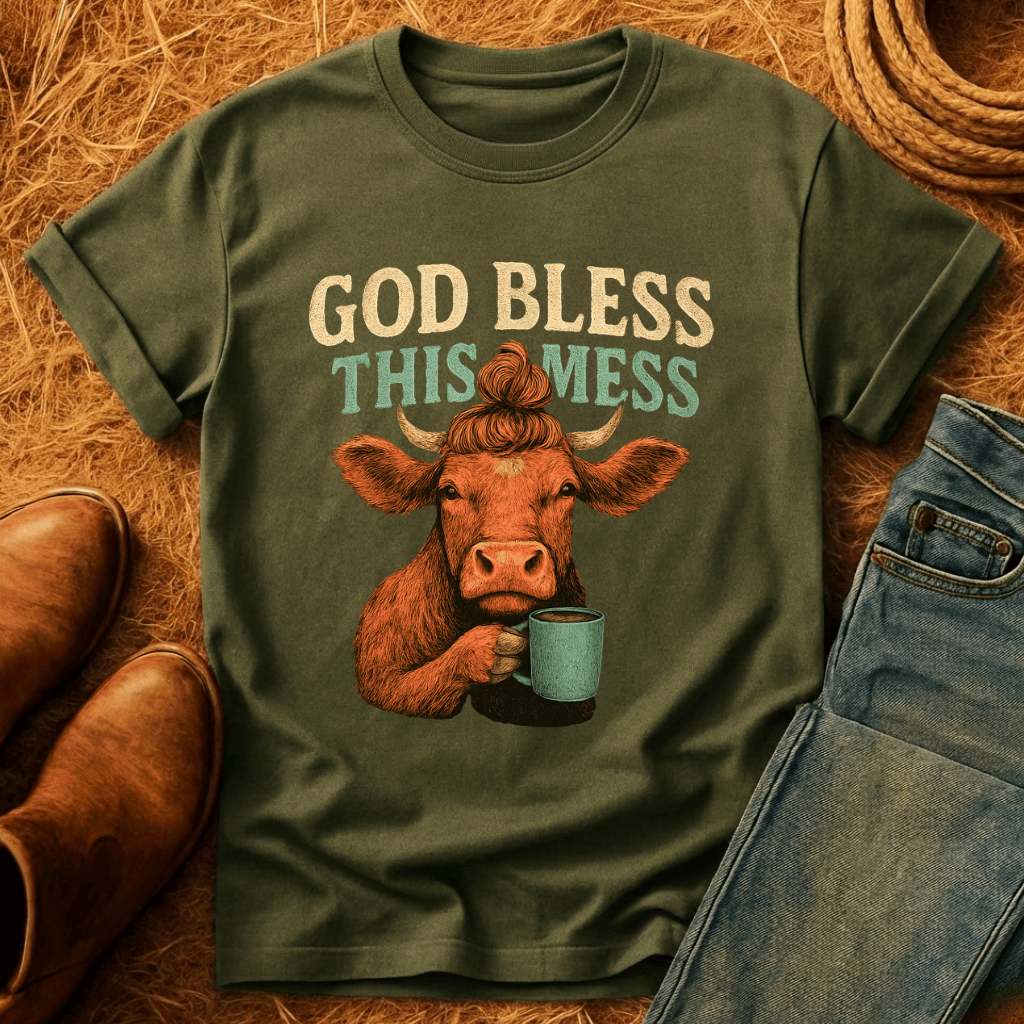 Bless This Mess Cows T-Shirt