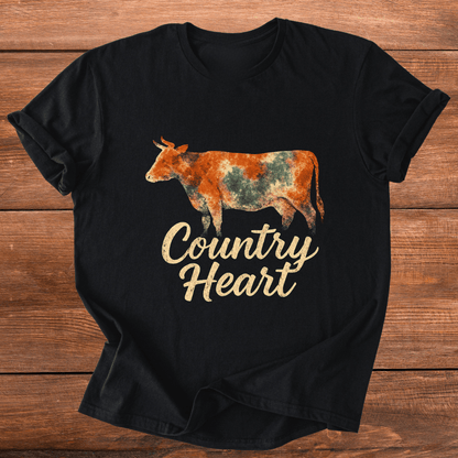 Country Heart Cows T-Shirt