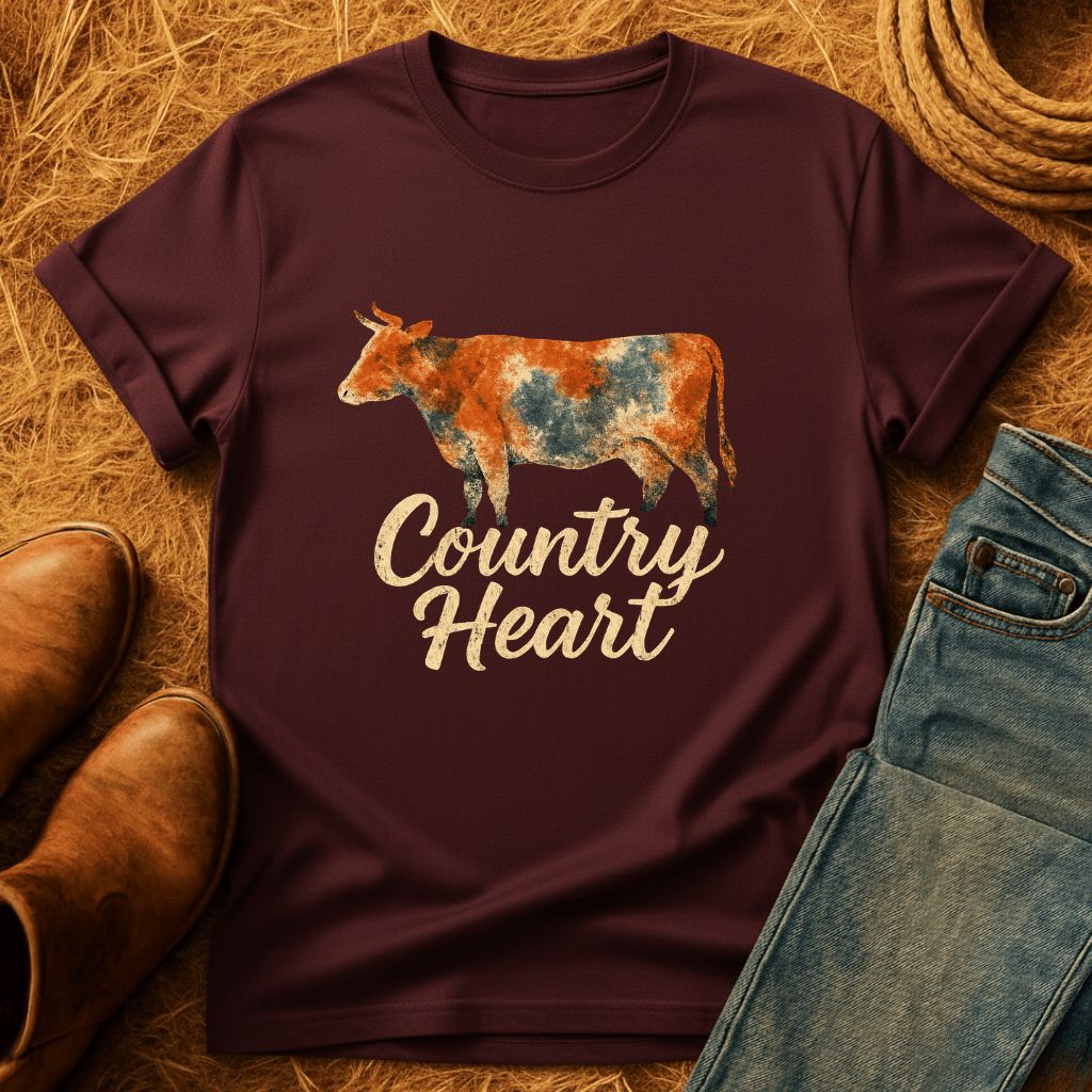 Country Heart Cows T-Shirt