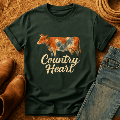 Country Heart Cows T-Shirt