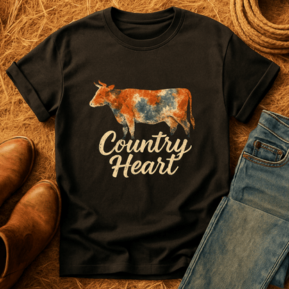 Country Heart Cows T-Shirt