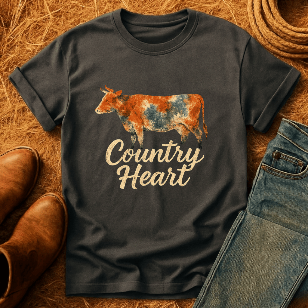 Country Heart Cows T-Shirt