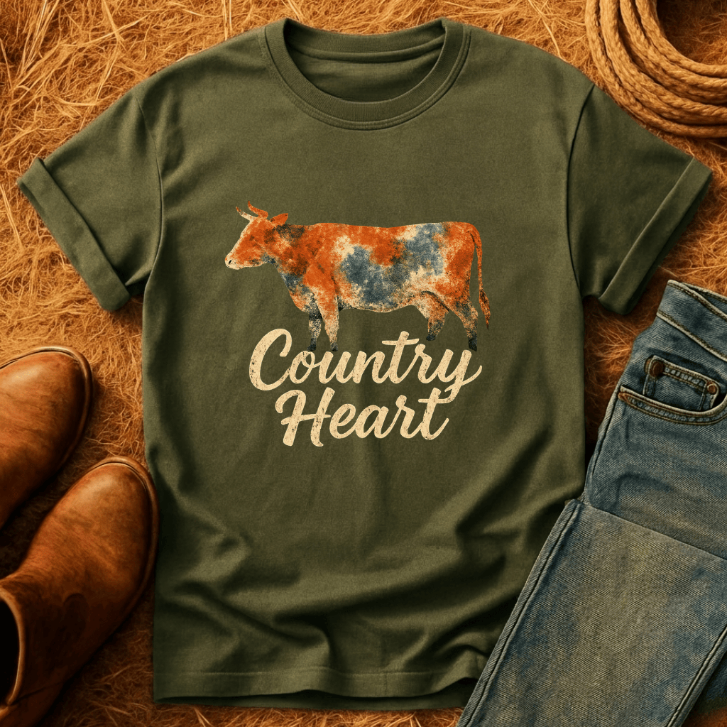 Country Heart Cows T-Shirt