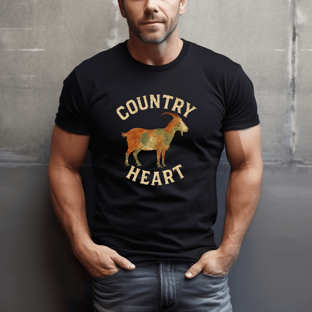 Country Heart Goat T-Shirt