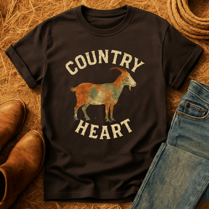 Country Heart Goat T-Shirt