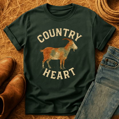 Country Heart Goat T-Shirt