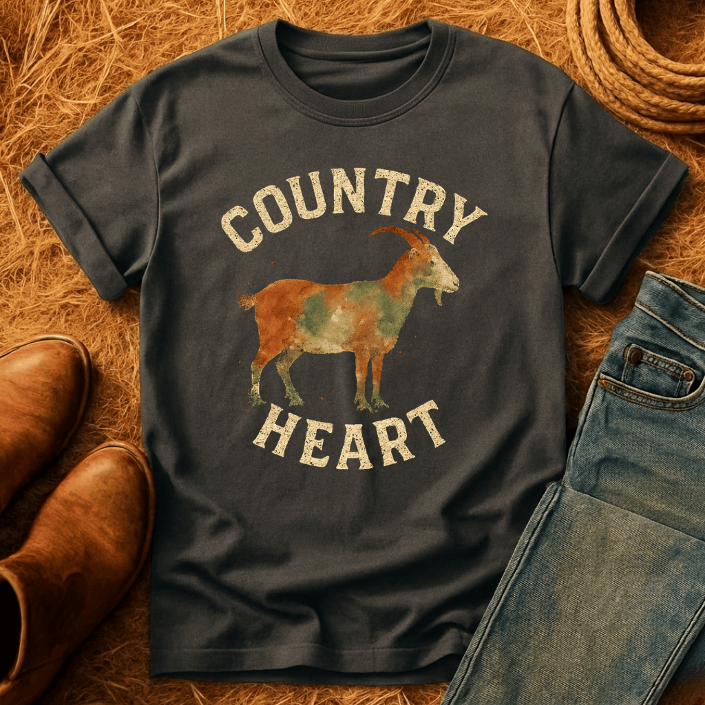 Country Heart Goat T-Shirt