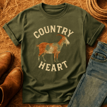 Country Heart Goat T-Shirt