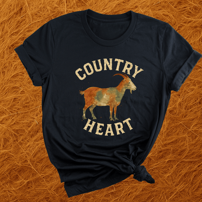 Country Heart Goat T-Shirt