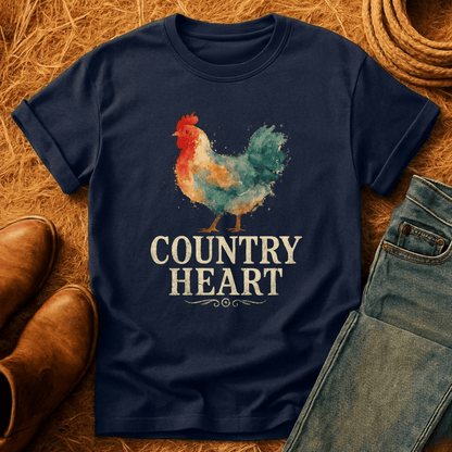 Country Heart Chickens T-Shirt
