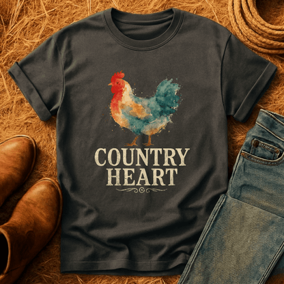 Country Heart Chickens T-Shirt