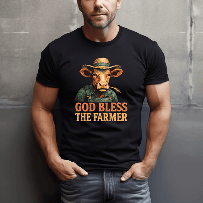God Bless The Farmer Cows T-Shirt