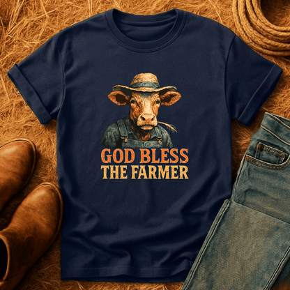 God Bless The Farmer Cows T-Shirt