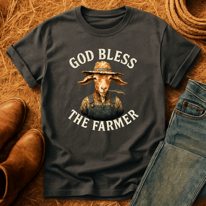 God Bless The Farmer Goats T-Shirt