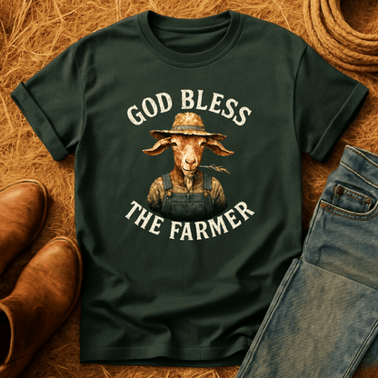 God Bless The Farmer Goats T-Shirt