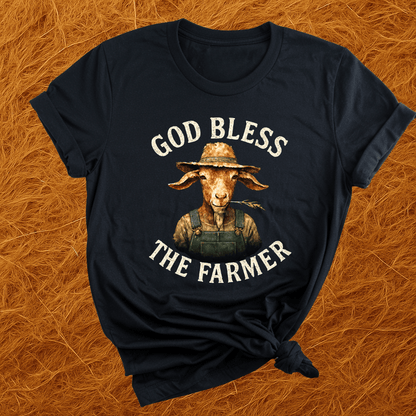 God Bless The Farmer Goats T-Shirt