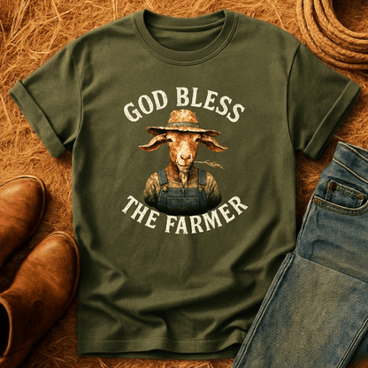 God Bless The Farmer Goats T-Shirt