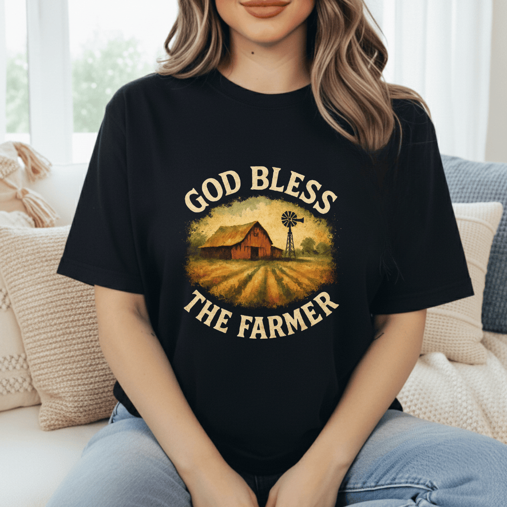 God Bless The Farmer T-Shirt