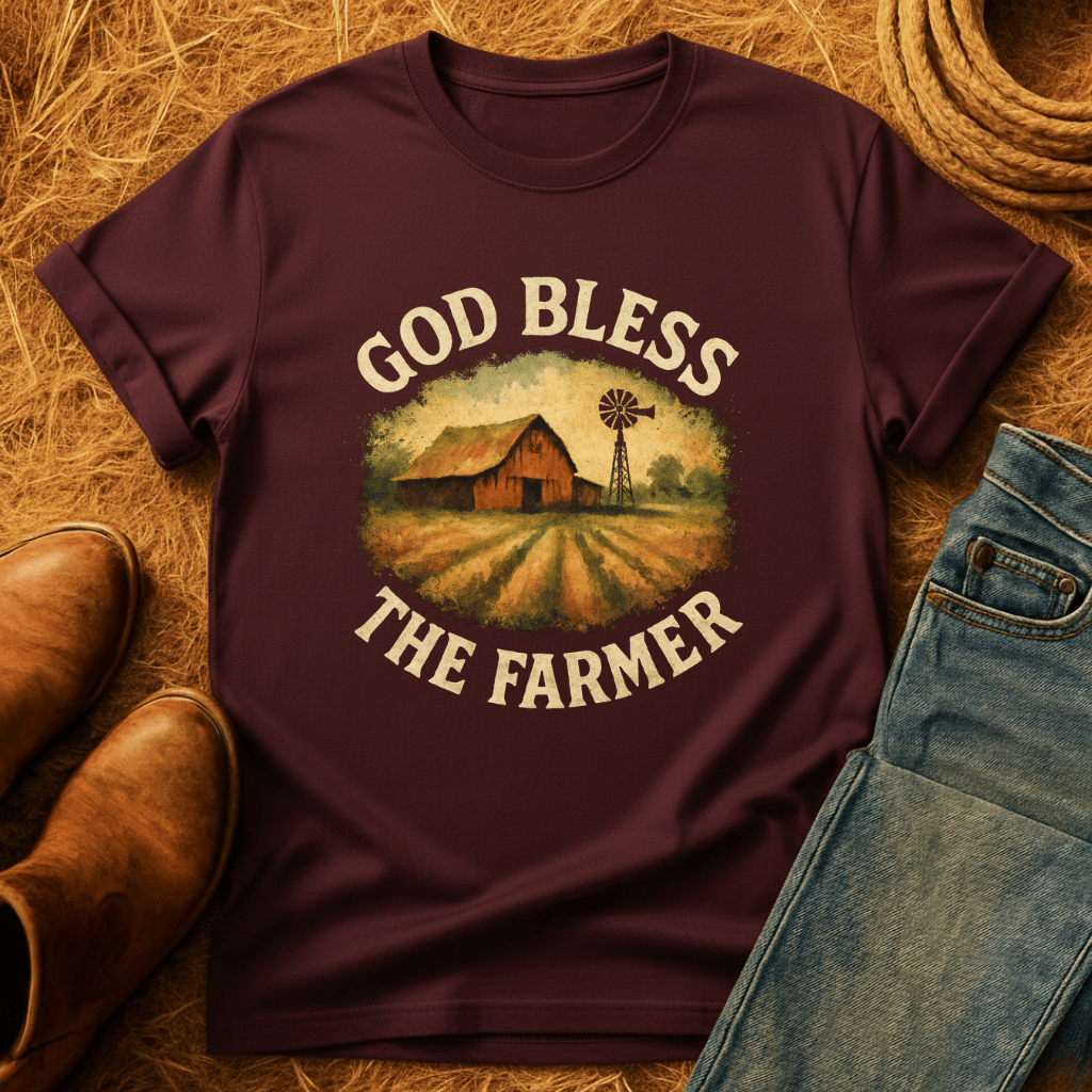 God Bless The Farmer T-Shirt