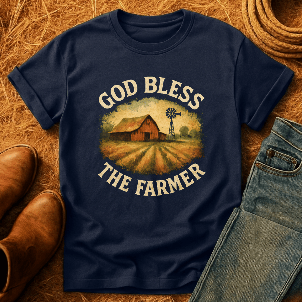 God Bless The Farmer T-Shirt