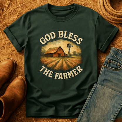 God Bless The Farmer T-Shirt