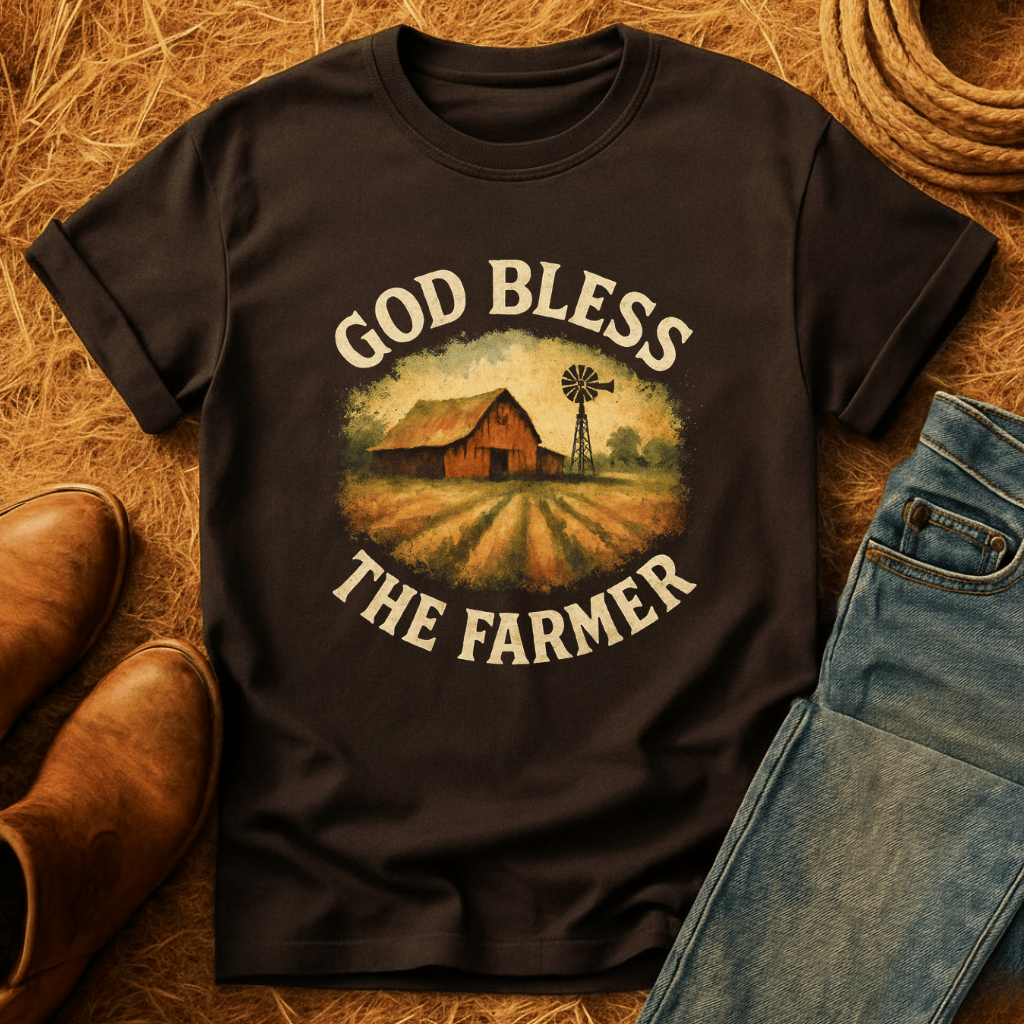 God Bless The Farmer T-Shirt