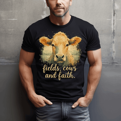 Fields Cows & Faith T-Shirt