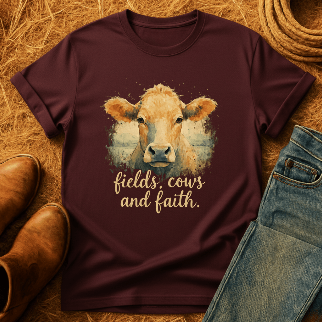 Fields Cows & Faith T-Shirt