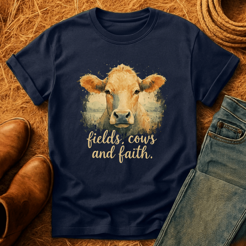 Fields Cows & Faith T-Shirt