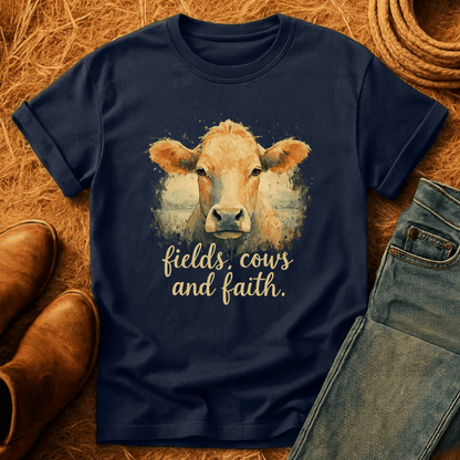 Fields Cows & Faith T-Shirt