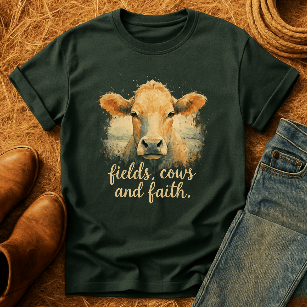 Fields Cows & Faith T-Shirt