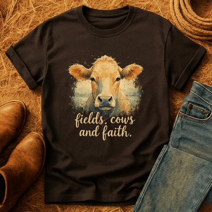 Fields Cows & Faith T-Shirt